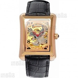 DOMINIC ドミニク 自動巻き腕時計 鷹 DS1118G-G ブラックを税込・送料