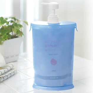 スリムna詰替用お手軽ポンプA‐02 ブルー 3個