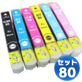 【IC6CL80】E社互換インク[cp-e-s-80-y]