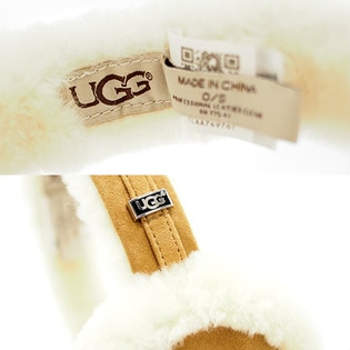 チェスナット】UGG/イヤーマフ ウィズ スピーカーテック/シープスキン