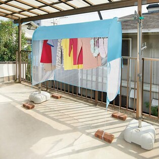 雨よけ洗濯物テントUVカットプラス(69723)