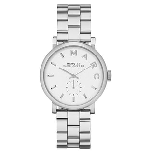 MARC BY MARC JACOBS　Baker / MBM3242 / ベルト　シルバー　文字盤　ホワイト　ケース　シルバー