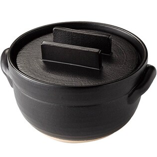 電子レンジも直火もOK 「おひつ」にもなる 美味しく炊ける「釜戸炊飯器」 1合〜3合 ブラック