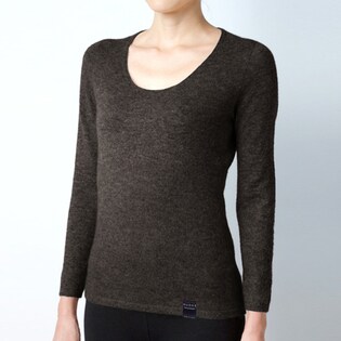 0114 SIZE 2 NUONEカシミヤシルクP/O / B14960 / ブラウンメランジ