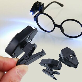 メガネ用LEDクリップライト2個