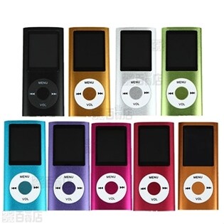MP3プレーヤー おしゃれなメタリック調（カラーランダム）