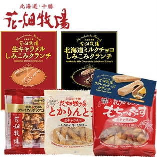 花畑牧場 お菓子6種12個福袋セット もちっぷす14g とかりんとう14g ポップコーン14g しみこみクランチ しみこみクランチミルクチョコ チーズクランチ 各2個 を税込 送料込でお試し サンプル百貨店 花畑牧場