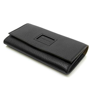 See by Chloe レザーかぶせ長財布 / 9P7392-P96 / BLACK / ブラックを