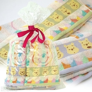 【福袋】プーさん 内野タオルセット(ハッピーストライプPO)