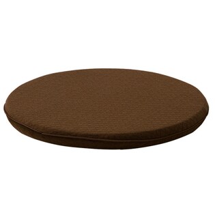 【ブラウン】シートクッション 高反発弾力クッション 丸型 同色2枚組