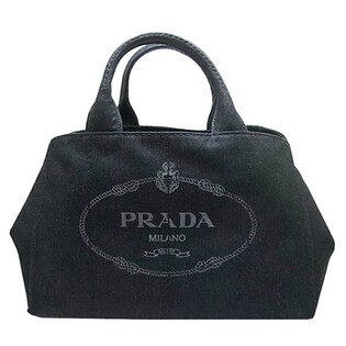 国内店購入 PRADA プラダ カナパ デニム 2WAY トートバッグ