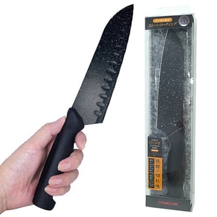 エンボス加工 ストーンコーティング包丁