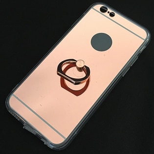 【ピンクゴールド】iPhone6/6s ミラーリングケース