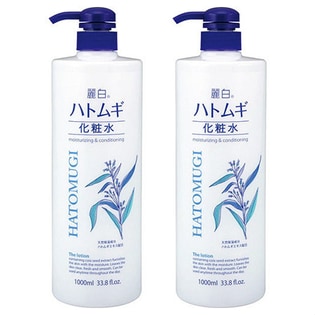 【2個セット】麗白/ハトムギ化粧水 本体 大容量サイズ/1000ml