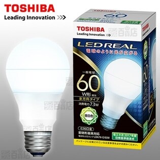 【昼白色×3個】東芝 LED電球 一般電球形 全方向形 昼白色60W形相当
