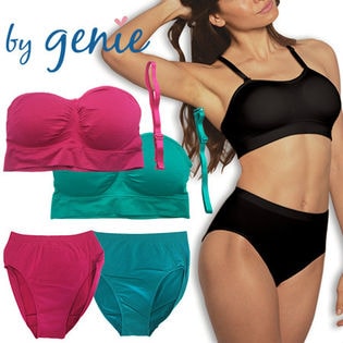 【Mサイズ】ジニエ ブラショーツ ブライトカラー3色 計6枚セット