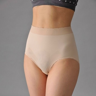 【2枚セット】【ベージュ/LL】マカロンヒップ骨盤ショーツガードル・スタンダード