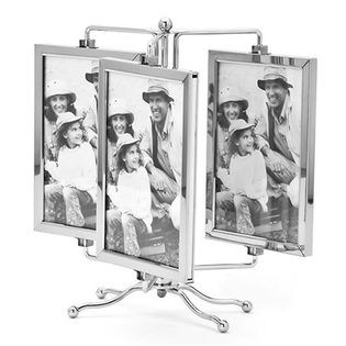 回転式フォトフレーム シルバー