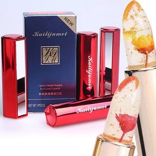 カイリジュメイ フラワーリップバーム ゴールド（カラーランダム）