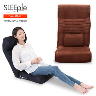 【ブラウン】腰にやさしい高反発座椅子 DX （座ったままリクライニング）(0276700)