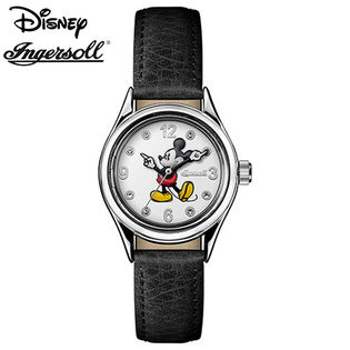 Ingersoll×DISNY（インガソール×ディズニー）腕時計 / ID00902 / シルバー×ブラック / FREE