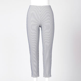 レクチュールストライプアンクルパンツ / 1733 / ホワイトネイビー / Ｌ