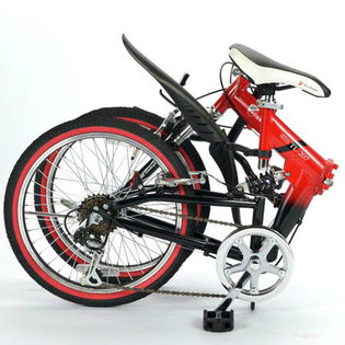 レッド】トニーノ・ランボルギーニ 折畳自転車20インチ 6SP・W