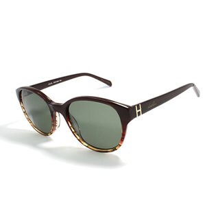 dazzlinサングラス（レディース）/DZS-3529-3/バーガンディ&クリアブラウン/グリーン