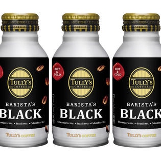 【ホット&コールド】TULLY’S COFFEE BARISTA’S BLACK ボトル缶235ml