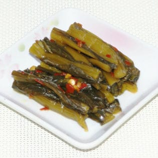 国産・唐辛子野沢菜270ｇx2袋