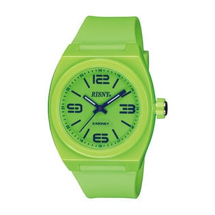 RISNY リスニー 電子マネー楽天Edy(エディ)搭載　腕時計 / RS-001M-06 / グリーン / FREE