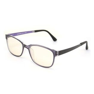 眼にやさしいPCメガネ ロココ ROOP002 C3 グレー(大)