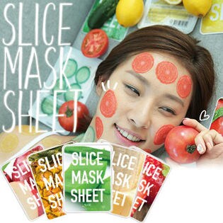 KOCOSTAR スライスマスクシート(12枚入)×5袋 【ランダム】
