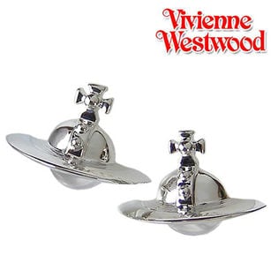 viviennewestwood オーブ半円ピアス