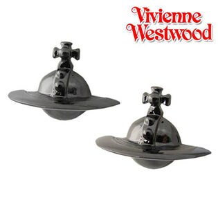 Vivienne Westwood ソリッドオーブピアス ガンメタル ヴィヴィアン ウエストウッド ソリッドオーブ ピアス / 489