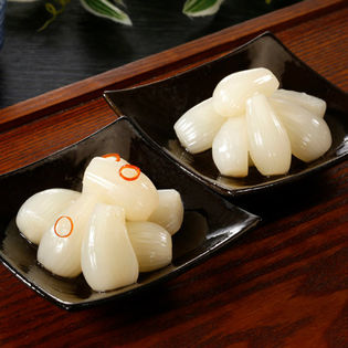 ＜岩下＞九州産甘らっきょう・ピリ辛らっきょう 80g×各3袋セット［計6袋］（a13683）