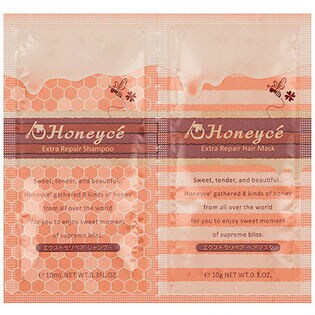 ハニーチェ エクストラリペア シャンプー&ヘアマスク お試し(Y:ペールローズハニーの香り)