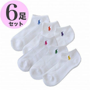 ポロ ラルフローレン レディースソックス 6足セット / 727000PK2 / フリー/A