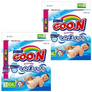 グーン はじめての肌着 Sサイズ 104枚×2