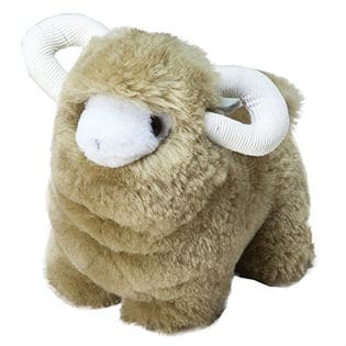 SHEEP HOUSE ムートンぬいぐるみ / MN507-M-GN / グリーン / M(26×15