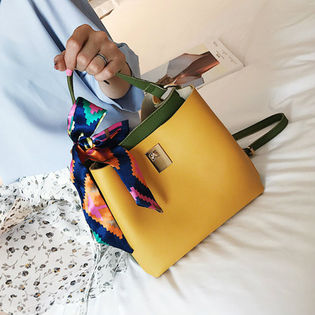 【マスタード】秋色2way斜めがけバイカラーショルダーバッグ ri-bag-0083-conems-k