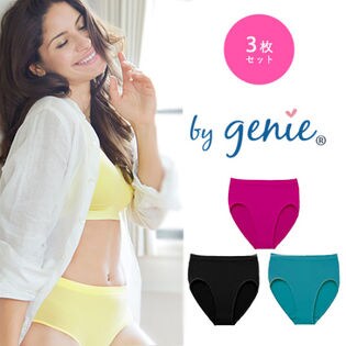 【Lサイズ/3色3枚セット】ジニエショーツ