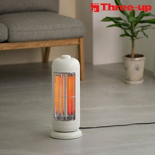 Three-up(スリーアップ)/カーボンヒーター 「シャトル」(ホワイト)/CBT-1633WH