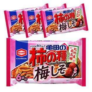 亀田の柿の種梅しそ6袋詰