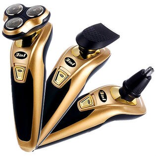【3in1】髭剃り、鼻毛カッター、ヘアトリマーの3機能シェーバー