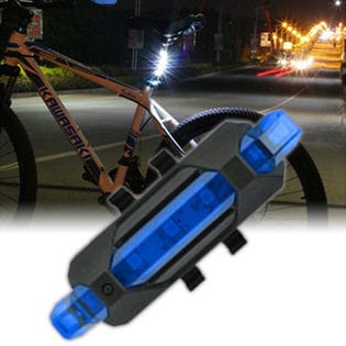 自転車ライト USB充電式/ブルー