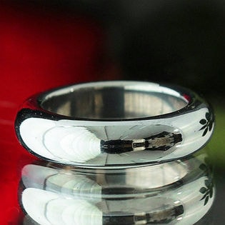 WPS 【1秒間に1兆回の振動】テラヘルツくり抜きリング 15号