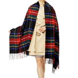 JOHNSTONS ジョンストンズ カシミア 大判ストール / KU0324 / Black  