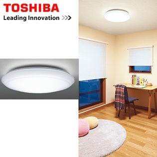 東芝(TOSHIBA)/LEDシーリングライト6畳 段調光(リモコン無し)/LEDH80381W-LD