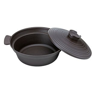 ベストコ/ダイヤモンドコート IH吹きこぼれにくい卓上鍋 24cm ND-3022